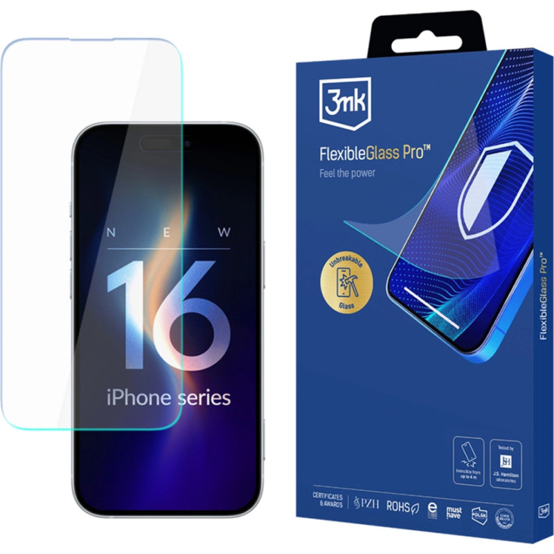 3Mk Protection Hybrid glass 3mk FlexibleGlass Pro for Apple iPhone 16 Pro