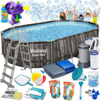 Bestway Dārza rāmja baseins 610 x 366 x 122 cm 18 collas 1 5611R