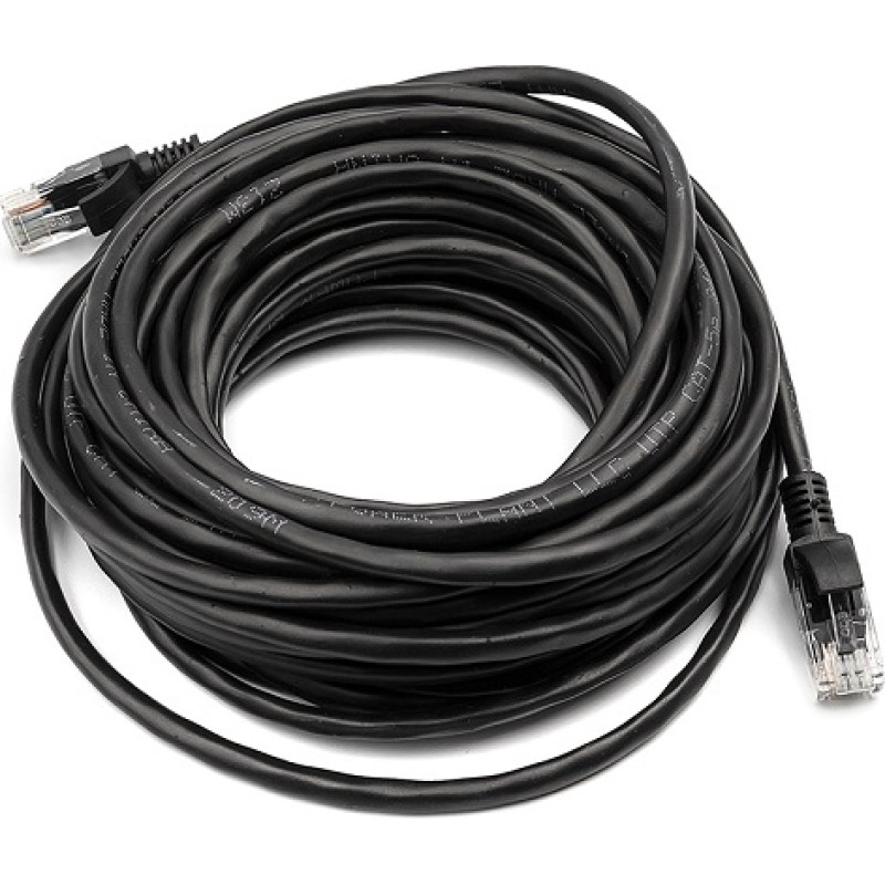 EXD Kabelis Cat5E UTP, 10m, melns