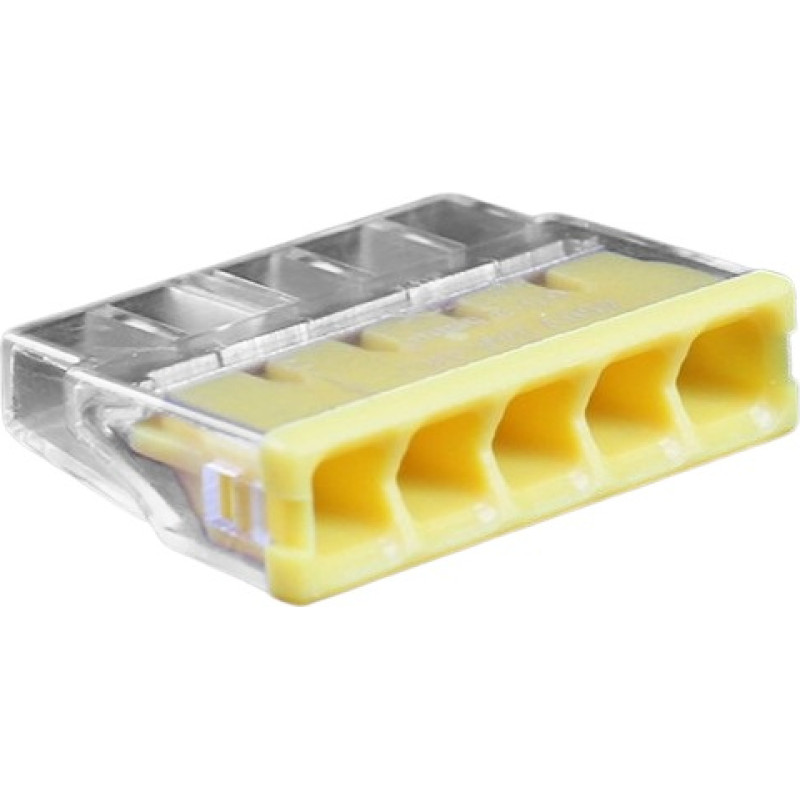 Hismart Savienojo&scaron;ais savienotājs, 5x 0,5-2,5 mm&sup2;, 24A, 450V, 100 gab.