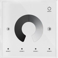 Skydance Skārienpaneļa aptum&scaron;o&scaron;anas slēdzis T1, 12&ndash;48 V DC, 2 kanāli