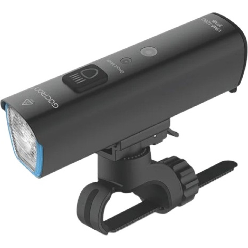 Extradigital Velosipēda priek&scaron;ējais lukturis 1200lm, LED, USB, IPX6