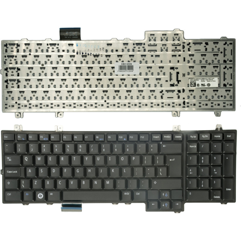 Dell tastatūra: Studio 1735, 1736, 1737, Apvienotā Karaliste