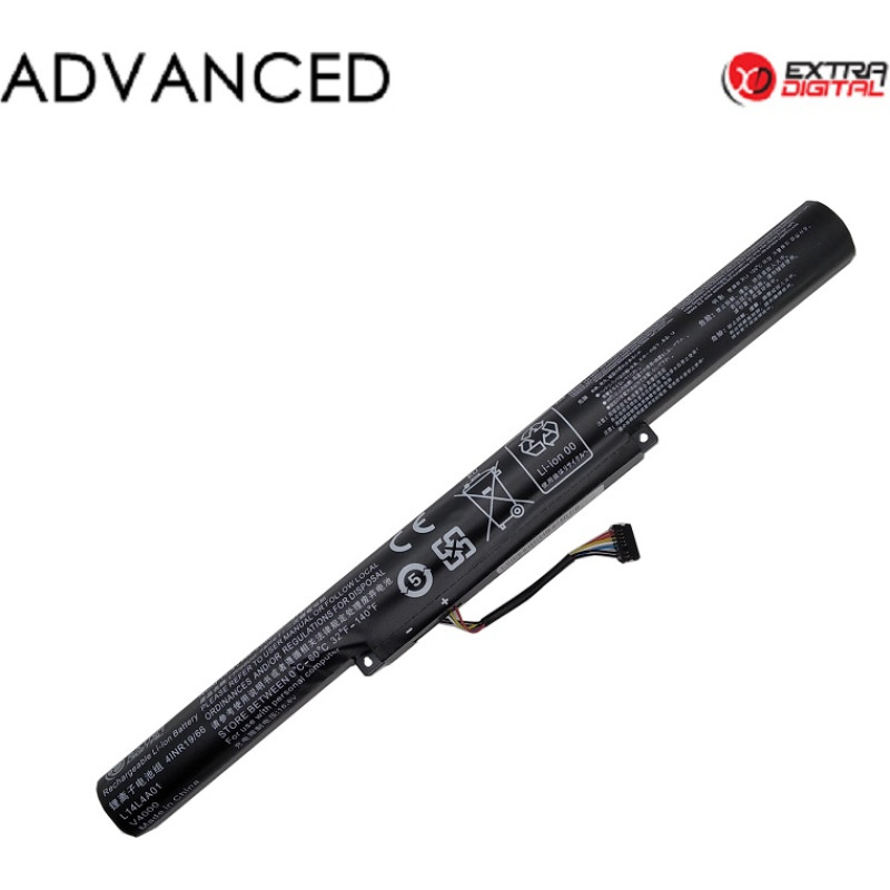 Extradigital Klēpjdatora akumulators LENOVO L14L4A01, 2600mAh, Extra Digital Advanced