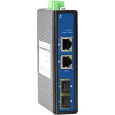 Extradigital PoE slēdzis 2 porti 1000M ar 2 SFP portiem 1000M