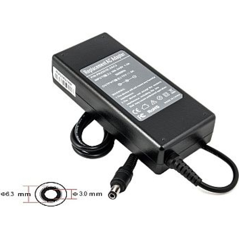 Extradigital Klēpjdatora strāvas adapteris TOSHIBA 90W: 15V, 6A