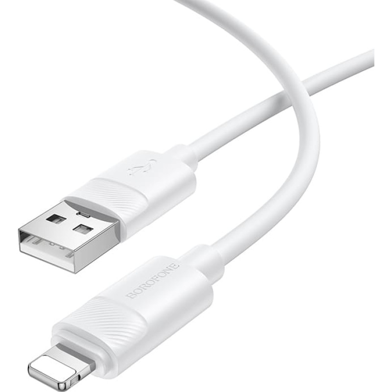 Borofone Cable BX123 Leya - USB to Lightning - 12W 2,4A 1 metre white