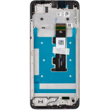 Motorola G06 LCD Display + Touch Unit + Front Cover Black (Service Pack)