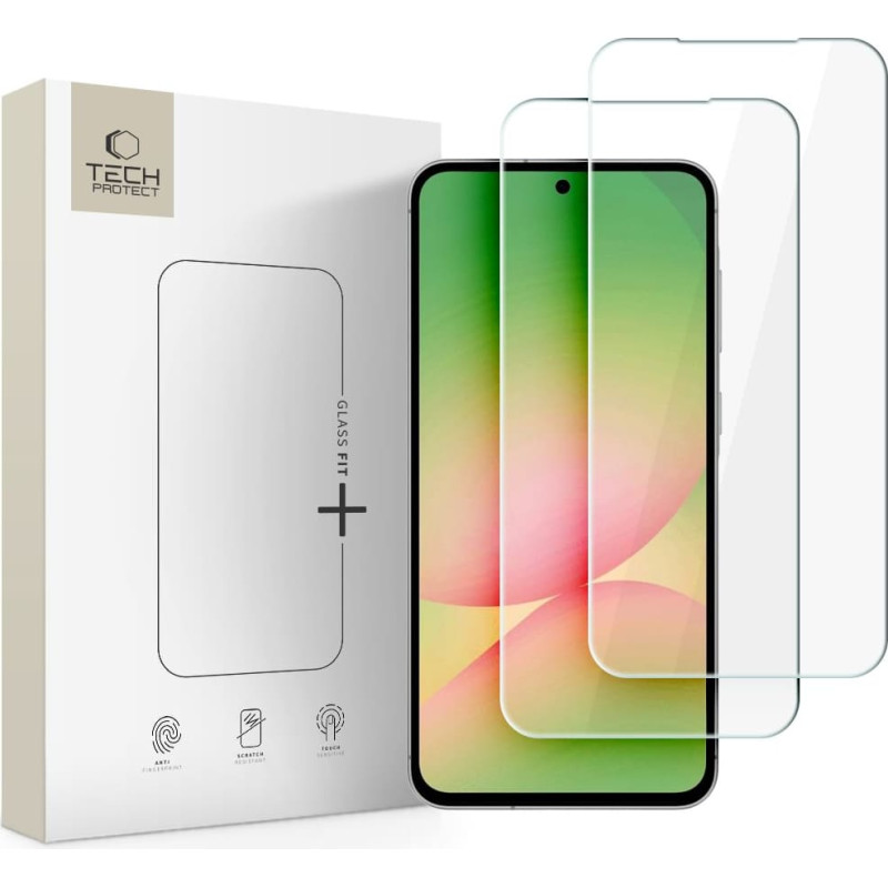 SZKŁO HARTOWANE TECH-PROTECT GLASS FIT+ 2-PACK GALAXY A37 | A57 5G CLEAR