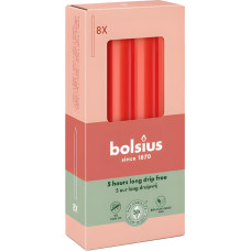 Bolsius Galda sveces 8gab.kastē 170|20mm sarkanas