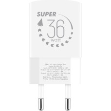 Obal:me GaN Wall Charger USB-A + USB-C 36W White (Damaged Package)