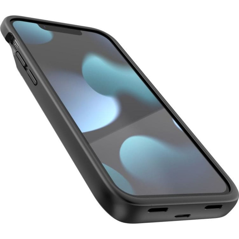 Tech-Protect iPhone 12 mini / 13 mini maciņ&scaron; ar 4700mAh PowerCase pārnēsājamo akumulatoru - melns