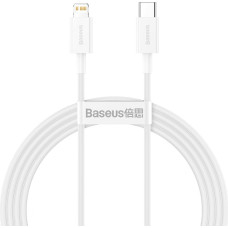 Baseus USB-C kabelis - iPhone Lightning Superior Series PD 20W 1.5 m - Balts