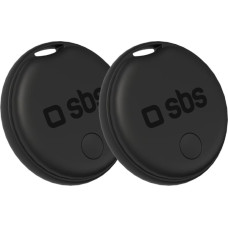 SBS Track My Dual universālais lokators, melns - 2 gabalu komplekts