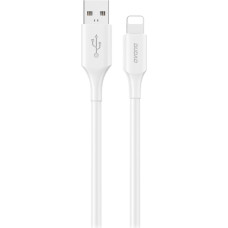 Dudao USB-A - iPhone Lightning 6A kabelis 1,2 m - balts