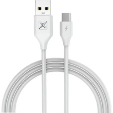 Maxximus MX SET CABLE 2.4A|TYPE-C|1M WHITE