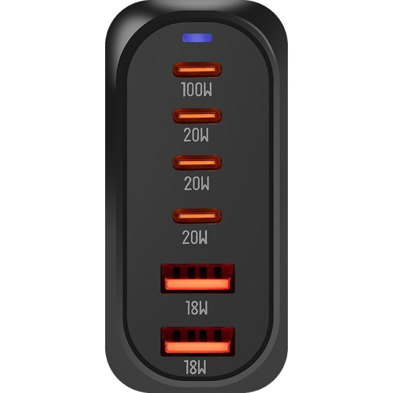 Obal:me Terminal GaN Desk Charger 4C2A 100W Black (Damaged Package)