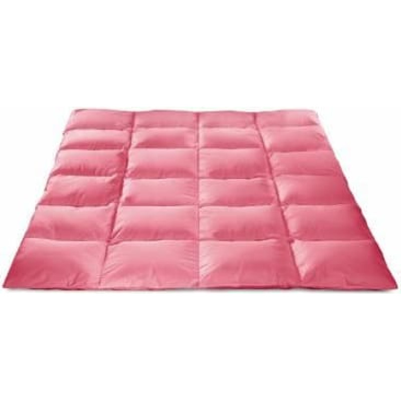Dūnu sega 200x220 rozā 2,0 kg dabīgs pildījums 100% kokvilna Ievads