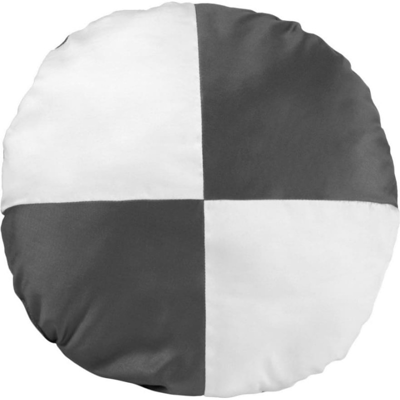 Dekoratīvais spilvens diam.40cm Nova 2 balts sudrabs