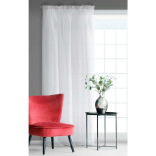 Aizkars gatavs uz lentes 140x270 Elpidia balts