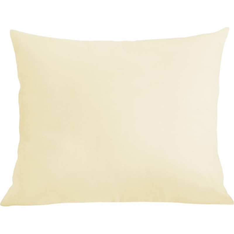 Kokvilnas spilvendrāna 50x70 krēmkrāsas vienkrāsains Vienkārši