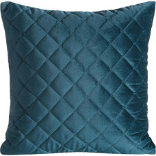 Dekoratīvā spilvendrāna 45x45 Ria 1 tirkīza tumšs velūrs