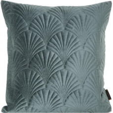 Dekoratīvā spilvendrāna 45x45 Ria 2 mint tumšs velūrs