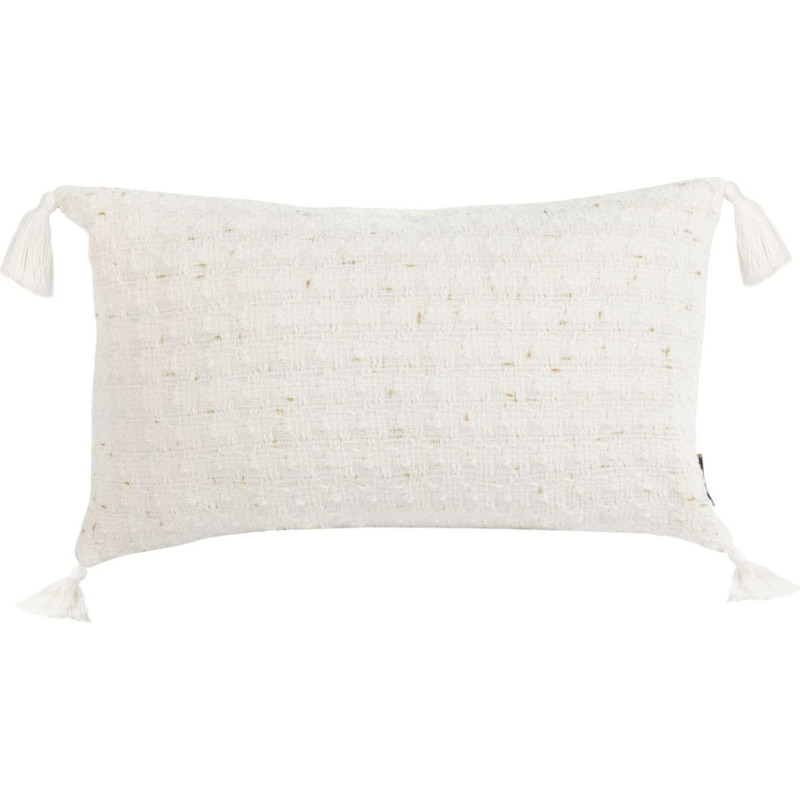 Dekoratīvā spilvendrāna 30x50 Seville 3 B krēms, dekorēts ar Terra Collection pomponiem