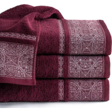 Dvielis Sofija 70x140 tumši bordo 70 500 g/m2 frotē