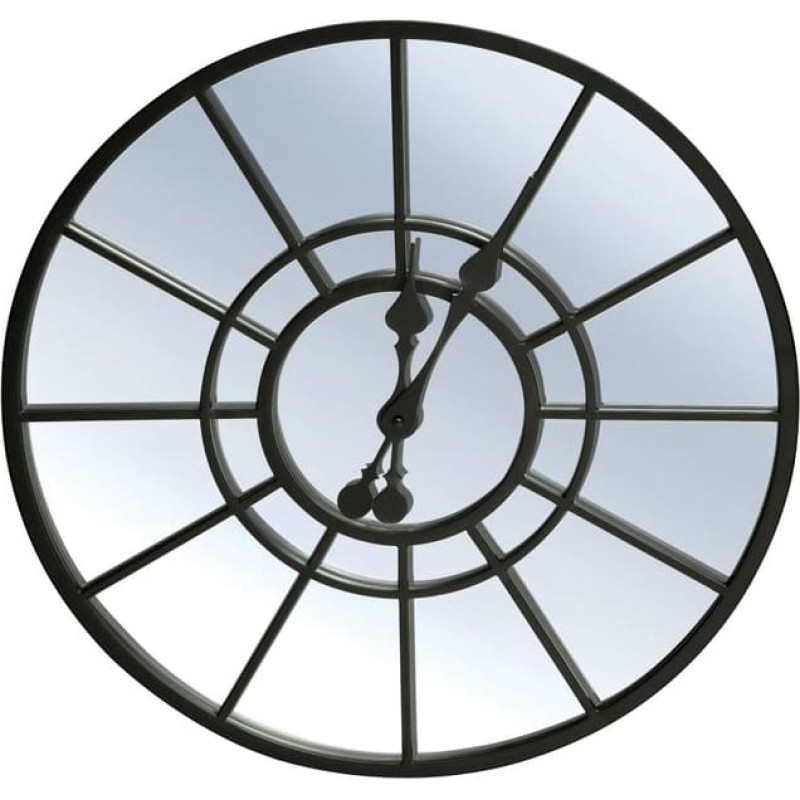 DEKORATĪVAIS PULKSTENIS 07 50X5X50 CM MELNS