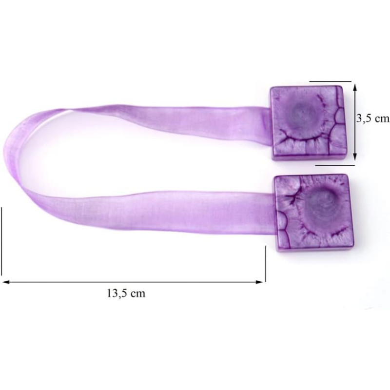 DEKORATĪVĀ IEDAĻA AR MAGNĒTA PURPURU