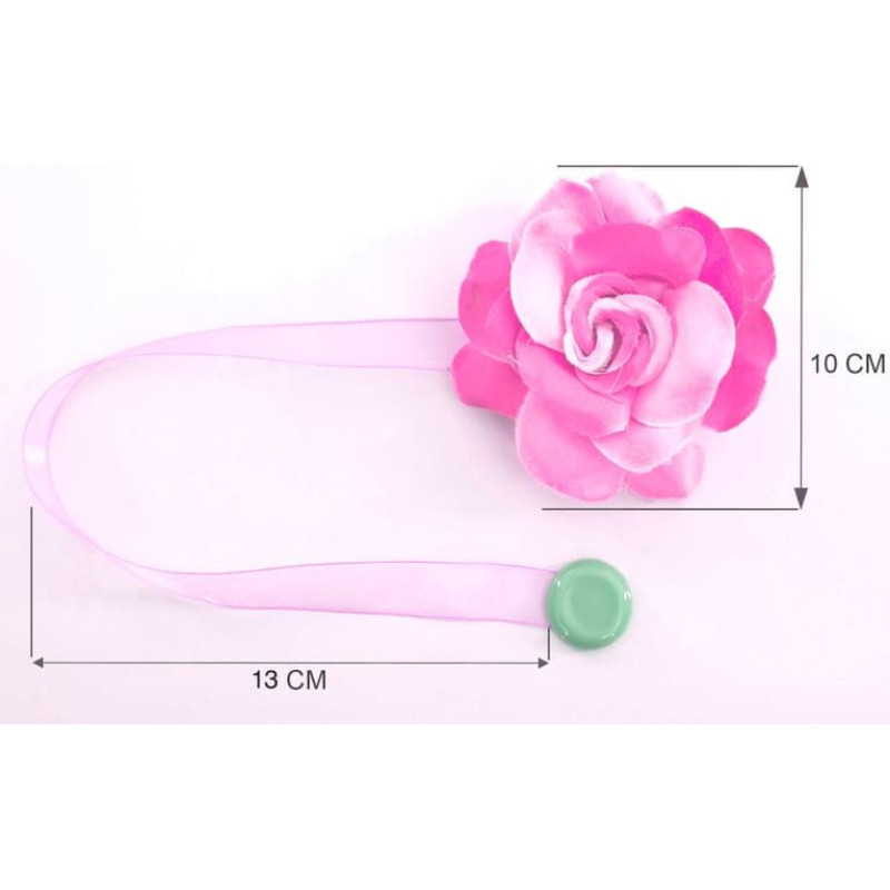 DEKORATĪVA MUGURSPOMA AR ROZĀ MAGNĒTU