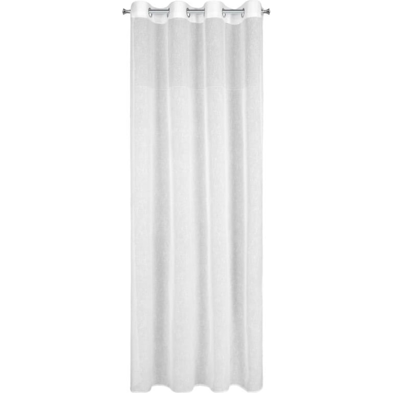 Balts Marisa aizkars 140x250 ar starplikām