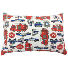 Kokvilnas spilvendrāna 40x60 1111E Ugunsdzēsēju brigāde Policija abpusēja