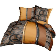 Gultasveļa no mizas 140x200 brūni apļi D315-2M Kora 23