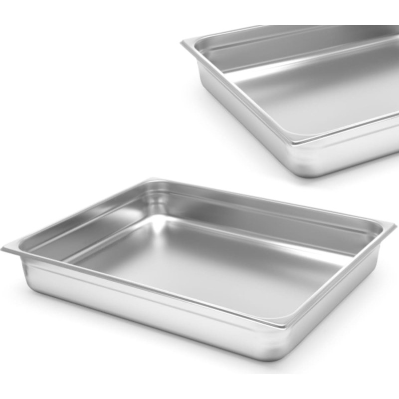 Hendi GN 2/1 nerūsējo&scaron;ā tērauda konteiners Profi Line augstums 150 mm - 801116