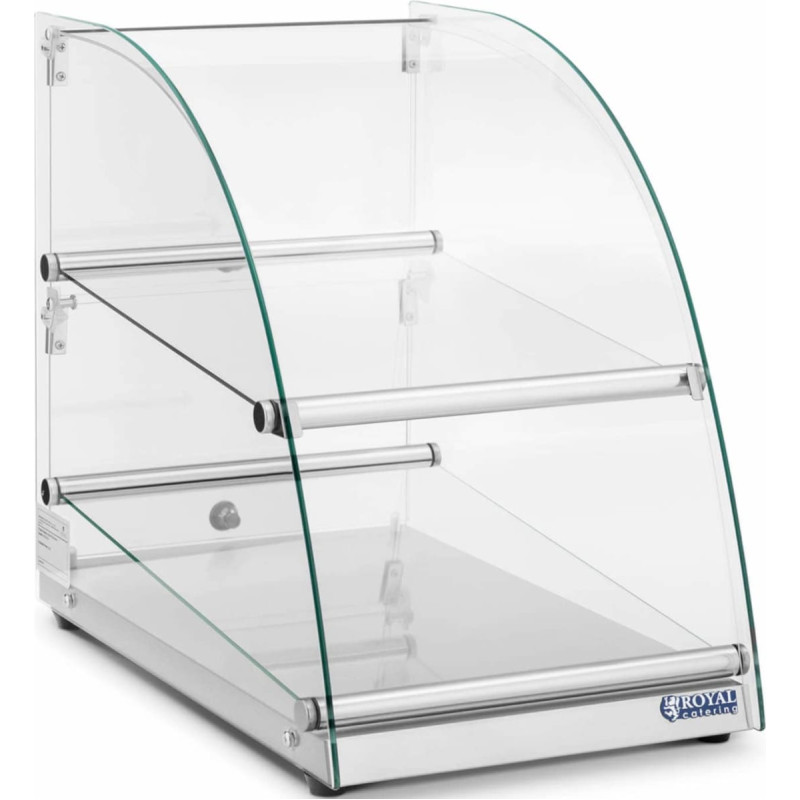 Royal Catering Pa&scaron;apkalpo&scaron;anās bufetes vitrīna, 2 līmeņi, 70 l