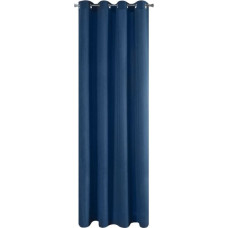 Gatavs aizkars rita 140x250 cm tumši zils