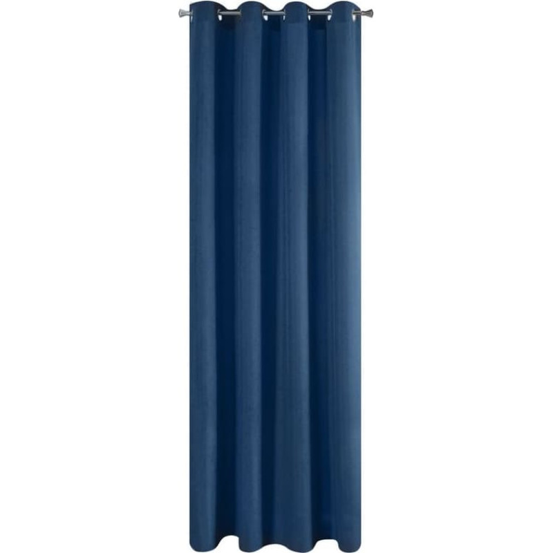 Gatavs aizkars rita 140x250 cm tumši zils