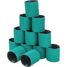 MSW Pulēšanas slīpēšanas uzmavas izplešanās veltnim 90x100mm 12 gab. smiltis P80