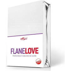 Flaneļa palags bez gumijas, 220x210, balts