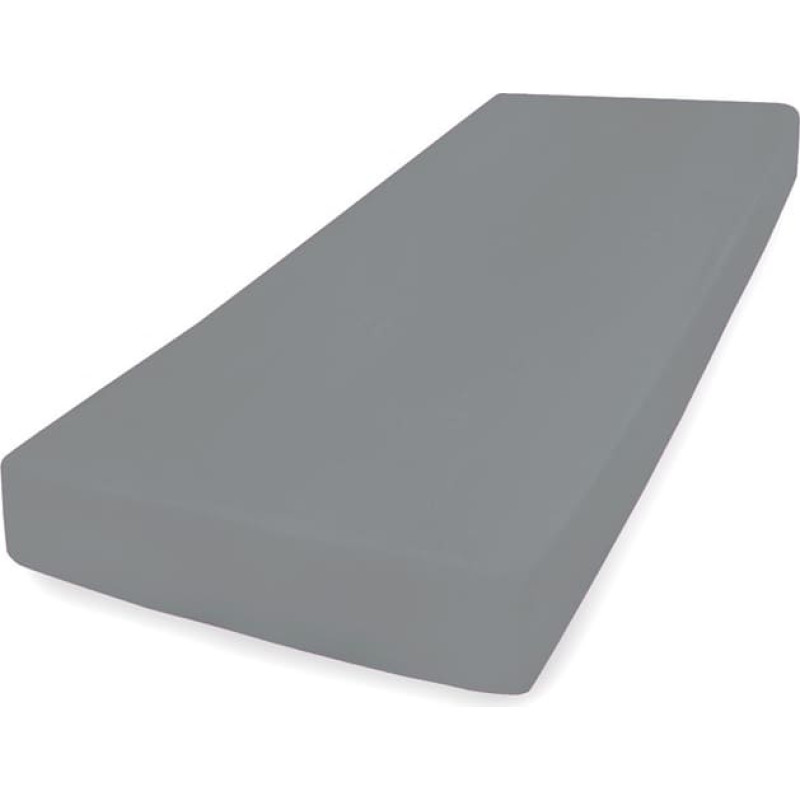 Džersija palags ar elastīgo joslu 140x200, tumši pelni 45 Džērsija 4