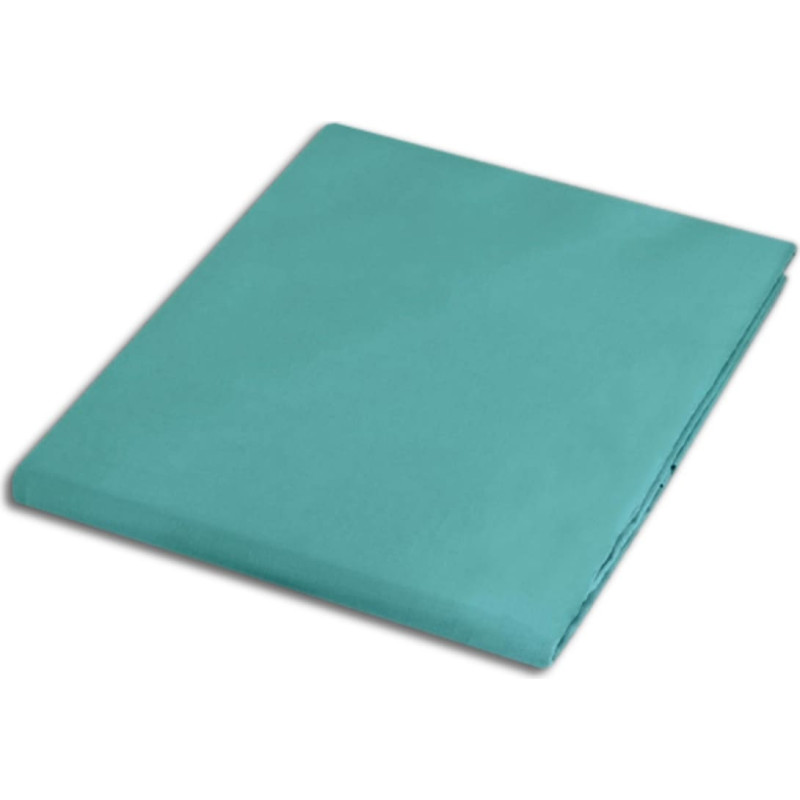 Satīna palags 160x220 tumši tirkīza 042 vienkrāsains