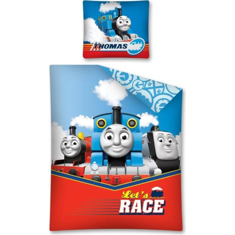 Thomas&Friends gultas veļa 160x200 Let's race 0866