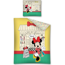 Kokvilnas gultas veļa 160x200 Mini Mouse 6295 Minnie Mouse 09A