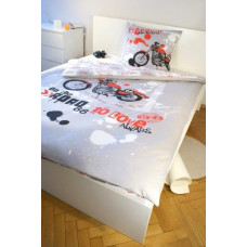 Jauniešu gultas veļa 160x200 WZ 12 Freedom Kiss Forever Motor 7076