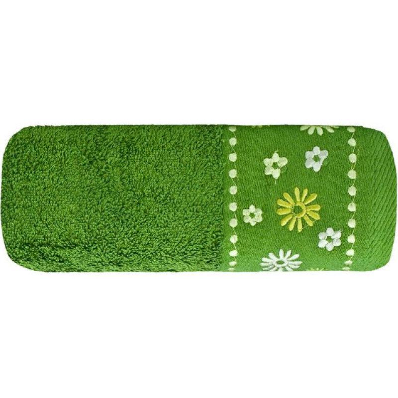 Ziedu dvielis 50x90 05 Zaļš 500g