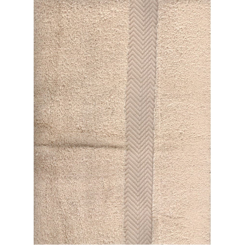 Nefretete Pūkains dvielis 90x160 bēšs P008 Zero Twist 700g biezs