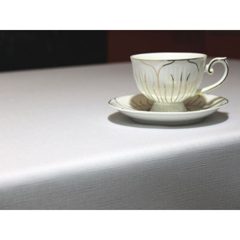 Traipu izturīgs galdauts 155x400 Balts