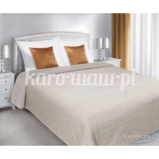 Divpusējs gultas pārklājs 220x240 Carla 06 Cream + Beige